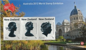 New Zealand 2466b 2013 s/s  vf  mint nh