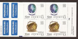 2002 Sweden -Sc 2440c - MNH VF - Complete Booklet - Art - Sweden & NZ - Plate #2