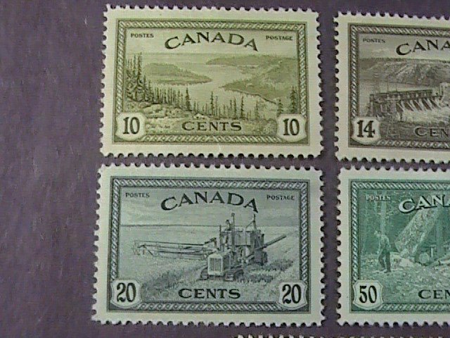 CANADA # 268-273-MINT/HINGED---COMPLETE SET---1946