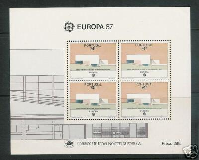 Portugal Europa  1987 S/S MNH