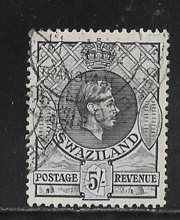 Swaziland Sc #36  5sh used Vf