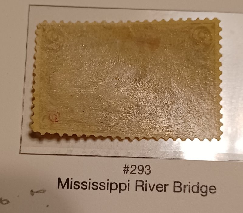 US 293 mint previously hinged