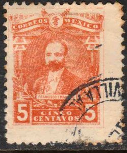 MEXICO 510 5c MADERO, USED. F-VF. (363)