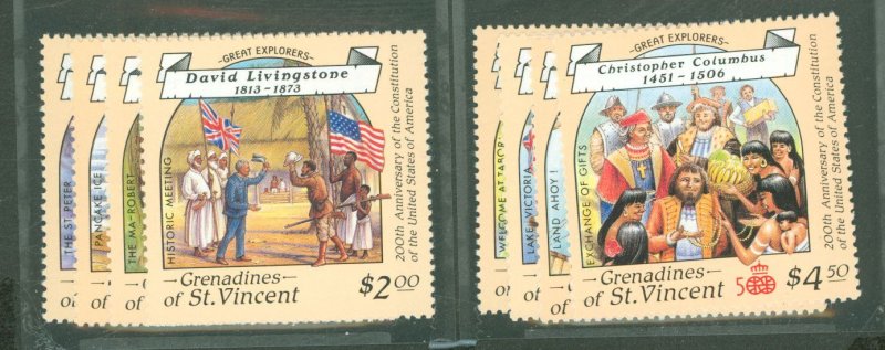 St. Vincent Grenadines #596-603 Mint (NH) Single (Complete Set)