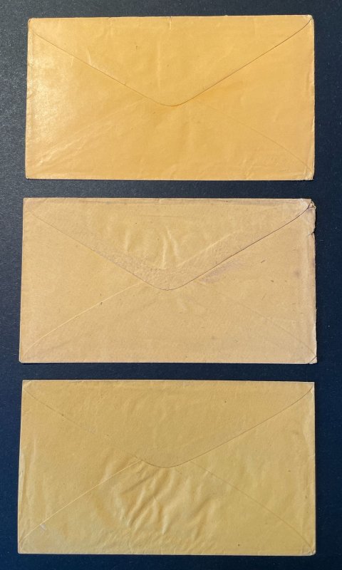 3 different covers with US Stamp #65