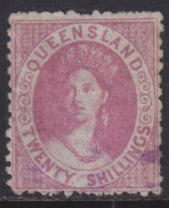 Australia - Queensland 1881 SC 56 Used