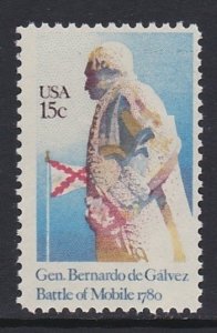1826 Bernardo De Galvez MNH
