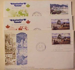 CANADA FDC 1972, $1 , $2X2 FACE IS $5.00