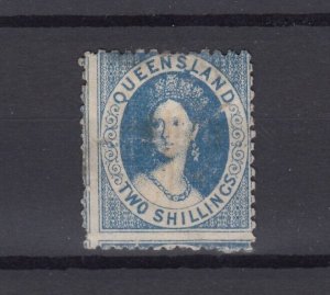 Queensland QV 1882 2/- Blue Chalon SG152 MH BP9721