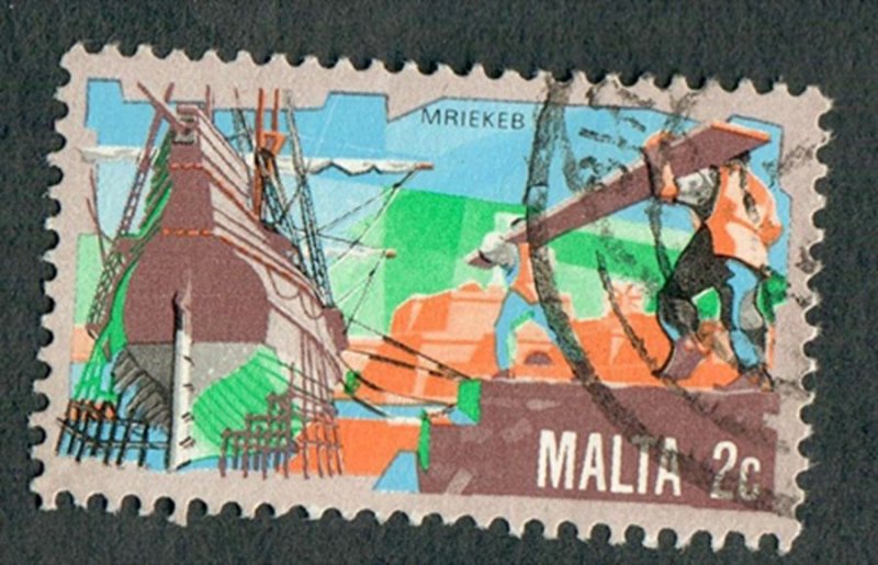 Malta #594used single