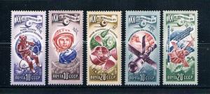 Russia #4589-94 MNH Short Set No 4593 - Space (R0184)