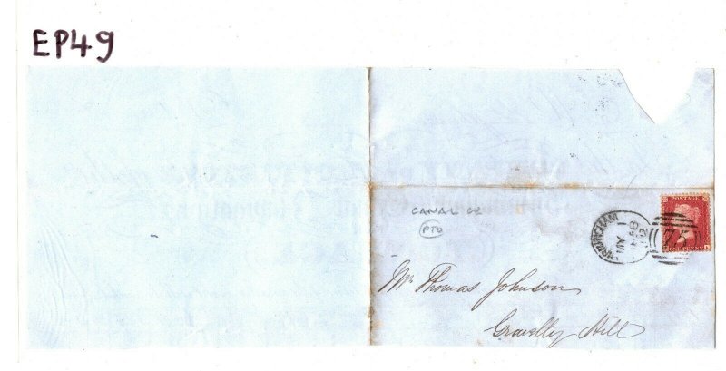 GB Cover CANAL Co Birmingham Part Contents 1858 {samwells}EP49