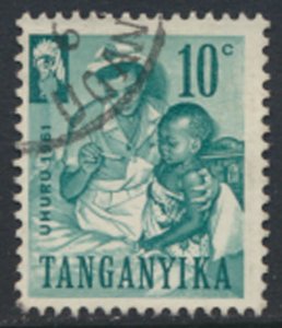 Tanganyika SG 109  Used 1961 Independence Nurse and Child SC# 46  See scan