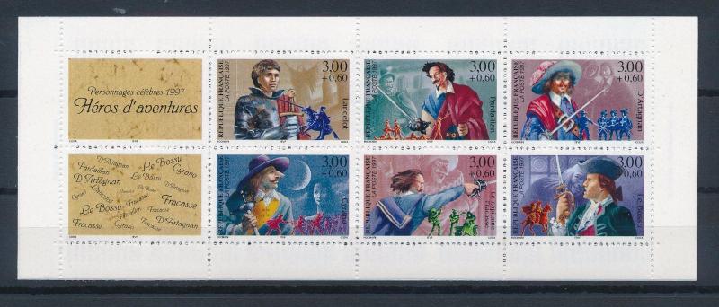 [37660] France Frankreich 1997 Adventures heroes Carnet Booklet MNH