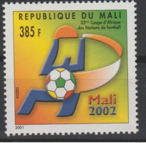 Mali 2001/2002 Mi. 2580 23rd Africa Cup of Nations Football CAN 1 val.