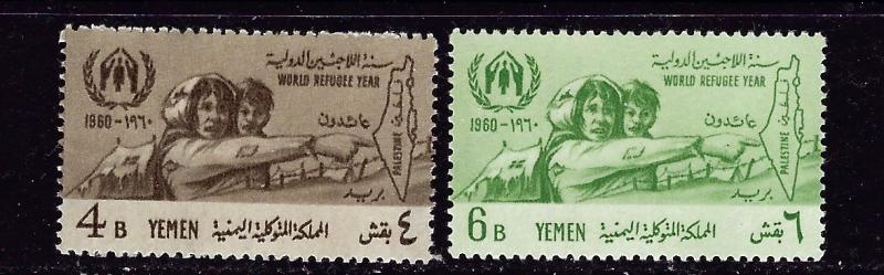 Yemen 96-97 Hinged 1960 World Refugee Year