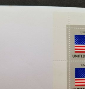 United Nations USA US Singapore Panama Costa Rica Flag 1981 (sheetlet FDC)