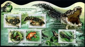 SOLOMON ISLANDS 2012 REPTILES MNH