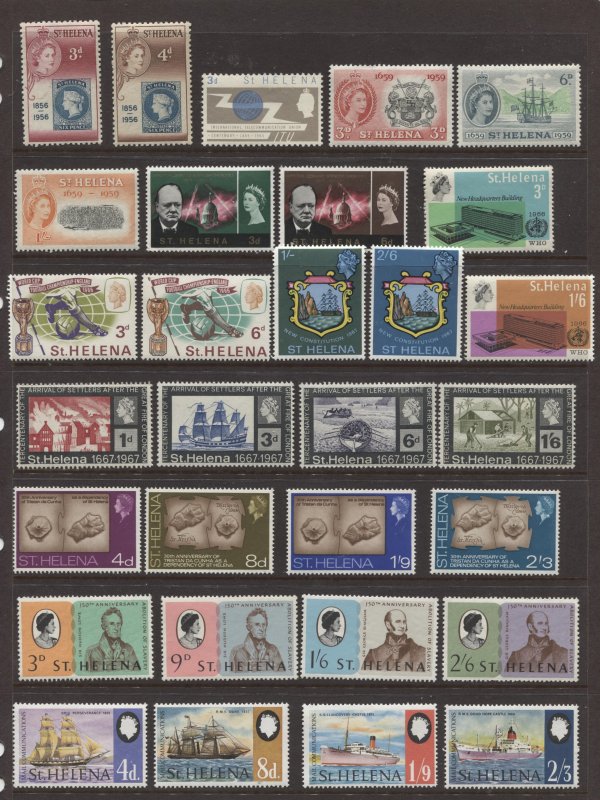 STAMP STATION PERTH St Helena #Selection of 30 MNH Stamps