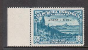 Spain #CB6 Very Fine Never Hinged Margin Copy **With Certificate**