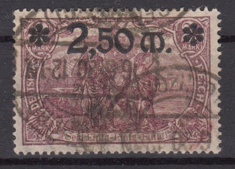 Germany 1920 Sc#117 VAR Mi#118 a shade used signed BPP (DR1559)