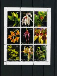 Chad 1999 Mushrooms Sheet Perforated mnh.vf