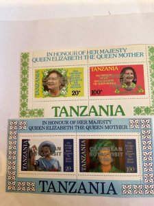 Stamps Tanzania Scott #297a-298a never hinged