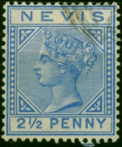 Nevis 1883 2 1/2d Ultramarine SG29 Fine Used