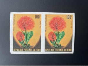 1986 Benin Mi. 444 IMPERF ND Fleurs Flowers Flowers Haemanthus Flora Flora-