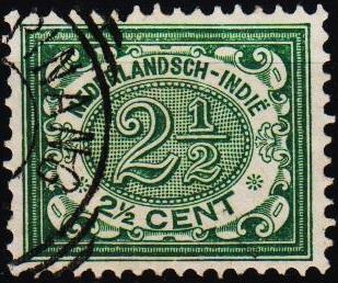 Netherland Indies.1902 2 1/2c S.G.123 Fine Used