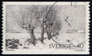 Sweden #956 Willows; Used (0.25)