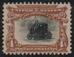 USA #296 XF-SUPERB mint, no gum, vivid color, SELECT! Retail $70