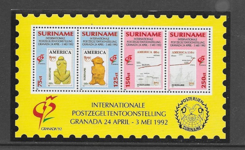 SURINAME-CLEARANCE  #918  GRANADA 1992 S/S  MNH