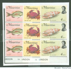 Mauritius #339-341 Mint (NH) Multiple