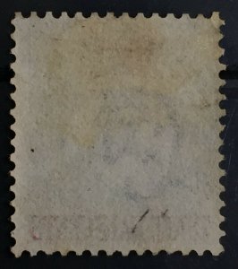Malaya Straits Settlements 1867 opt India QV  3½ cents on ½anna Used SG#1 CV£200