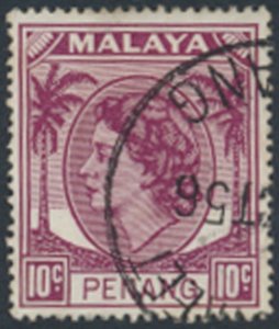 Penang   Malaya  SC#  35 Used  see details & scans