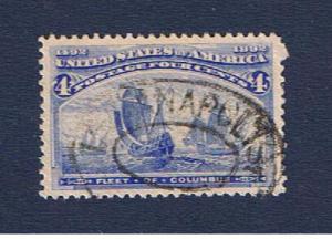 #233 VF used Columbian