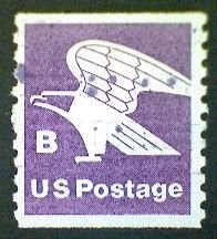 United States, Scott #1820, used(o), 1981,  B Eagle Transition, (18¢)