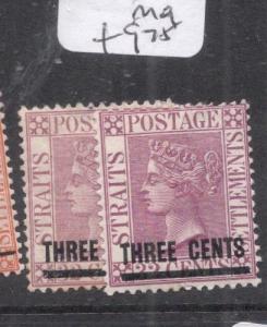 Straits Settlements SG 83-83a MOG (4dkg)