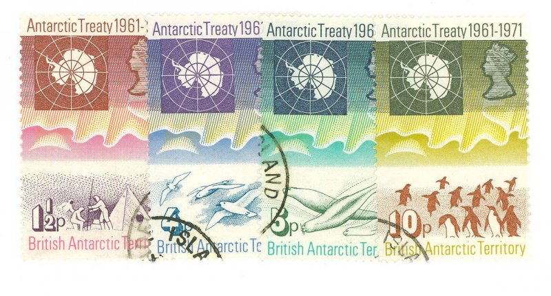 British Antarctic Territory #39-42 Used Single