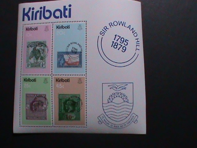 KIRIBATI-1979-SC#344a-CENTENARY OF SIR ROWLAND HILL -MNH-SHEET-VERY FINE