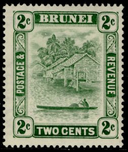 BRUNEI GV SG62, 2c green, M MINT. 