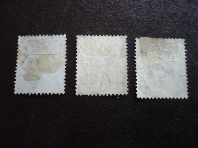 Stamps - Gambia - Scott# 41,42,45 - Used Part Set of 3 Stamps