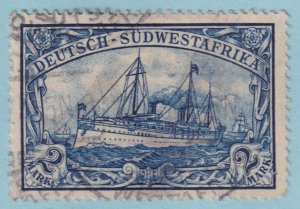 GERMAN SOUTH WEST AFRICA 23  USED - YACHT - NO FAULTS VERY FINE! - QPU