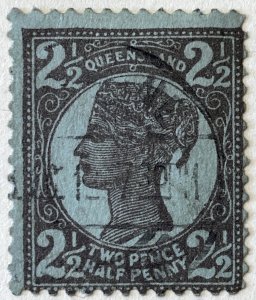 AlexStamps QUEENSLAND #116 F Used