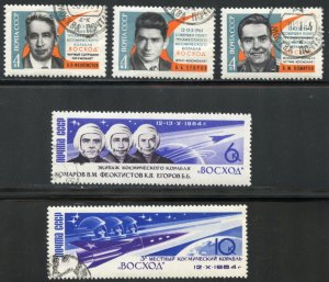 Russia Scott 2952-2956 - UVFNHOG (CTO) - SCV $1.25