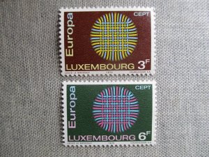 Luxembourg, Scott# 489-490, MNH