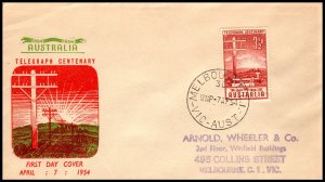 Australia 270 Typed FDC