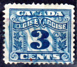 CANADA EXCISE STAMP FX47