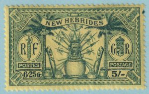 BRITISH NEW HEBRIDES 49  MINT HINGED OG * NO FAULTS VERY FINE! - EMD